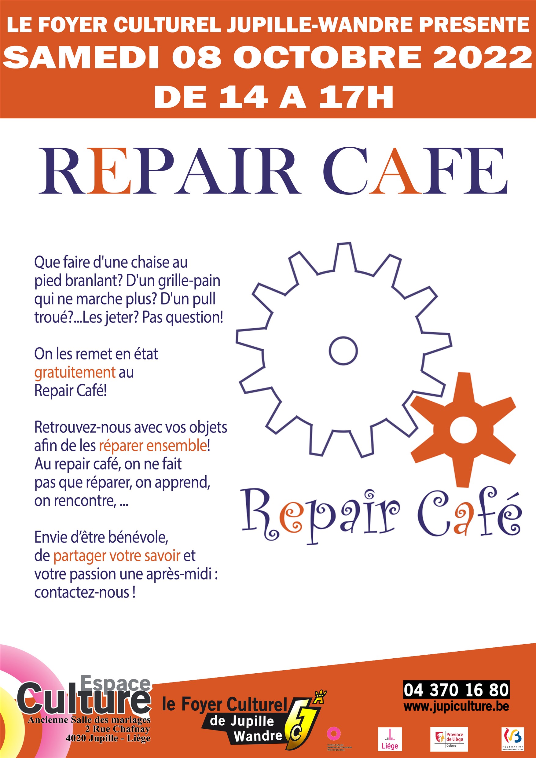 2022 10 08 repair cafe donnerie AFFICHE A3 1754 x 2480